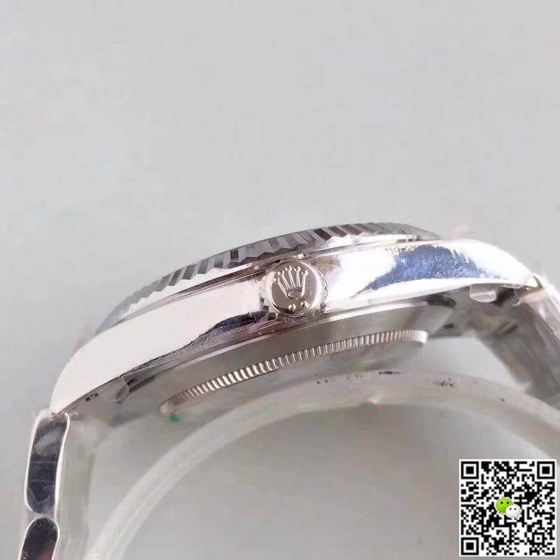 R01ex Dupe Datejust II M126334-0014 1:1 Best Edition Swiss ETA3235 Dark Rhodium Dial