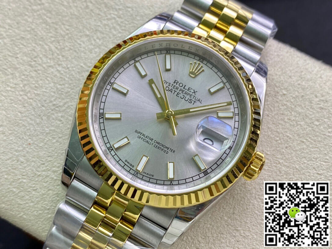 Replica R01ex Datejust 126233 36MM 1:1 Best Edition EW Factory Yellow Gold