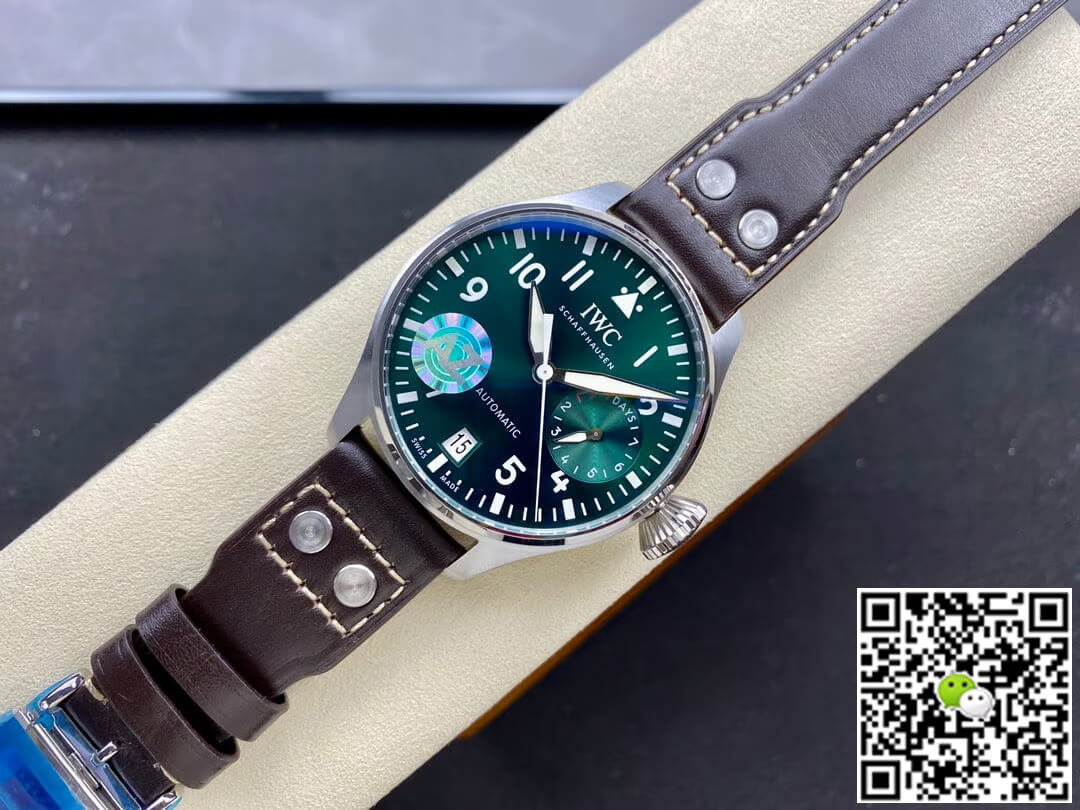 Replica IWC Pilot IW501015 1:1 Best Edition AZ Factory Green Dial