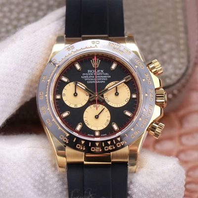 Replica R01ex Daytona M116518LN-0047 1:1 Best Edition Noob Factory Black Dial Swiss ETA4130