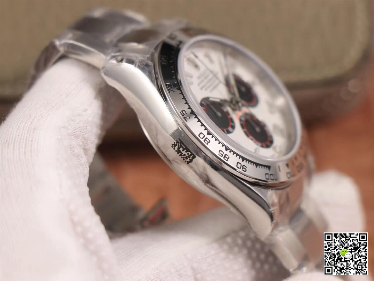 Replica R01ex Daytona Cosmograph 116509 1:1 Best Edition JH Factory 18K White Gold