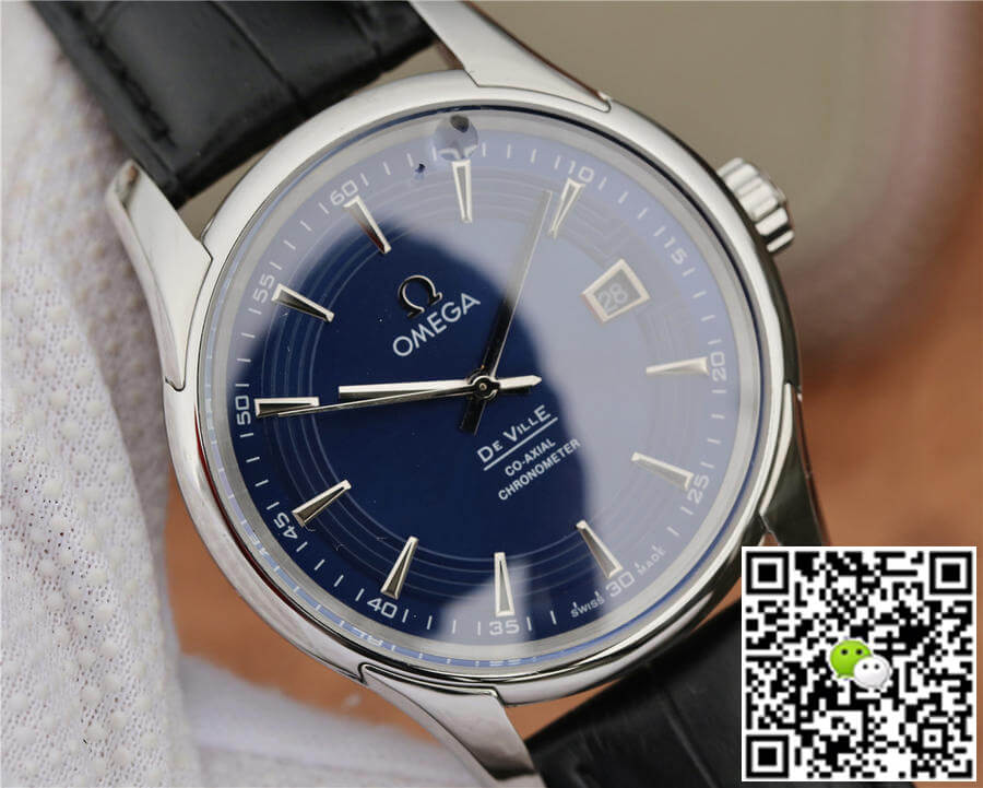 Replica 0me*ga De Ville 431.33.41.21.03.001 1:1 Best Edition VS Factory Dark Blue Dial