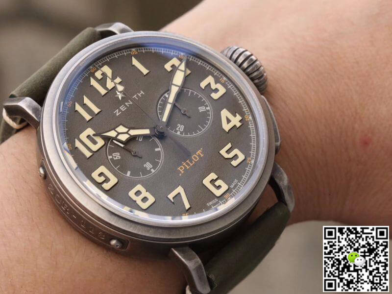 Replica Zenith Heritage Pilot 11.2430.4069/21.C773 XF Factory 1:1 Best Edition Swiss ETA7750