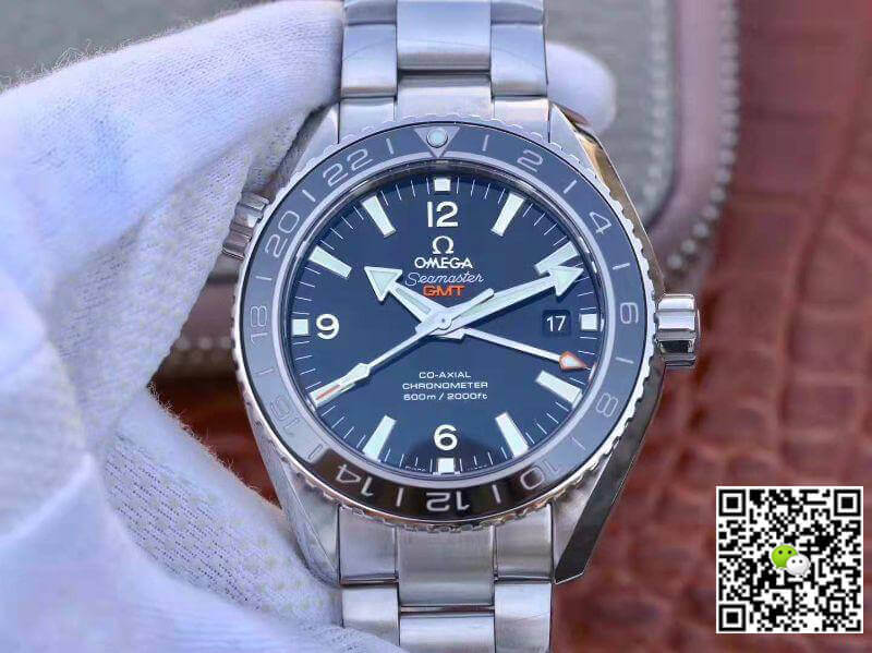 Replica 0me*ga Seamaster Planet Ocean 232.90.44.22.03.001 VS Factory 1:1 Best Edition Swiss ETA8605 Blue Dial
