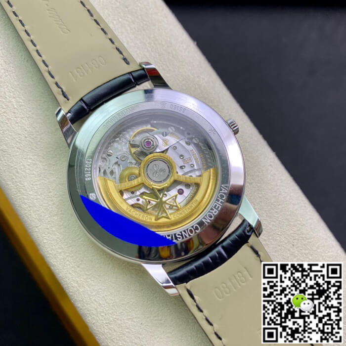 Vacheron C0nstan1n Replica Patrimony 85180/000G-9230 MKS Factory 1:1 Best Edition Swiss ETA9015 Silver Dial