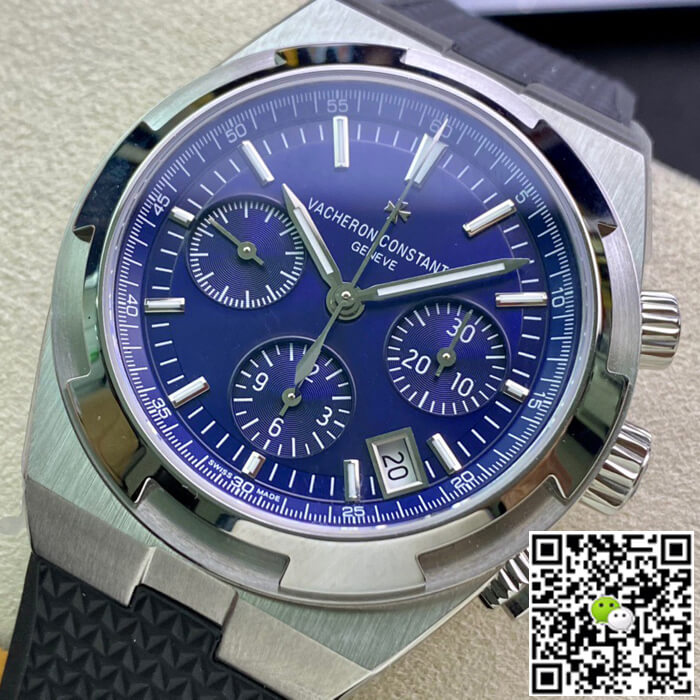 Replica Vacheron C0nstan1n Overseas 5500V/110A-B148 1:1 Best Edition 8F Factory Rubber Strap
