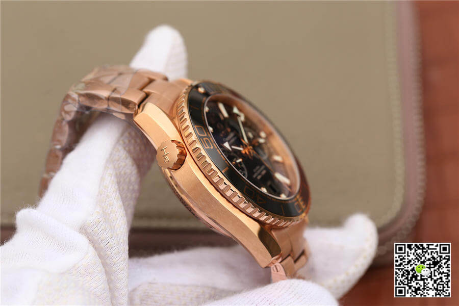 Replica 0me*ga Seamaster Ocean Universe Timing 232.63.46 1:1 Best Edition OM Factory Rose Gold