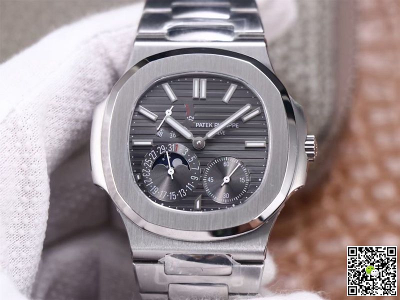 Replica Pat*k Phi1i*pe Nautilus 5712/1A-001 1:1 Best Edition PF Factory Gray Dial Swiss Movement