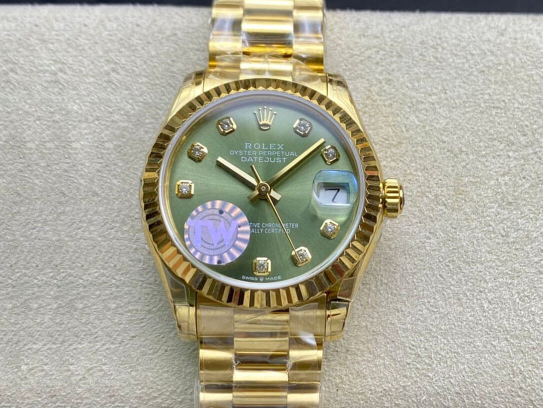 Replica R01ex Datejust M278278-0011 31MM 1:1 Best Edition TW Factory Green Dial