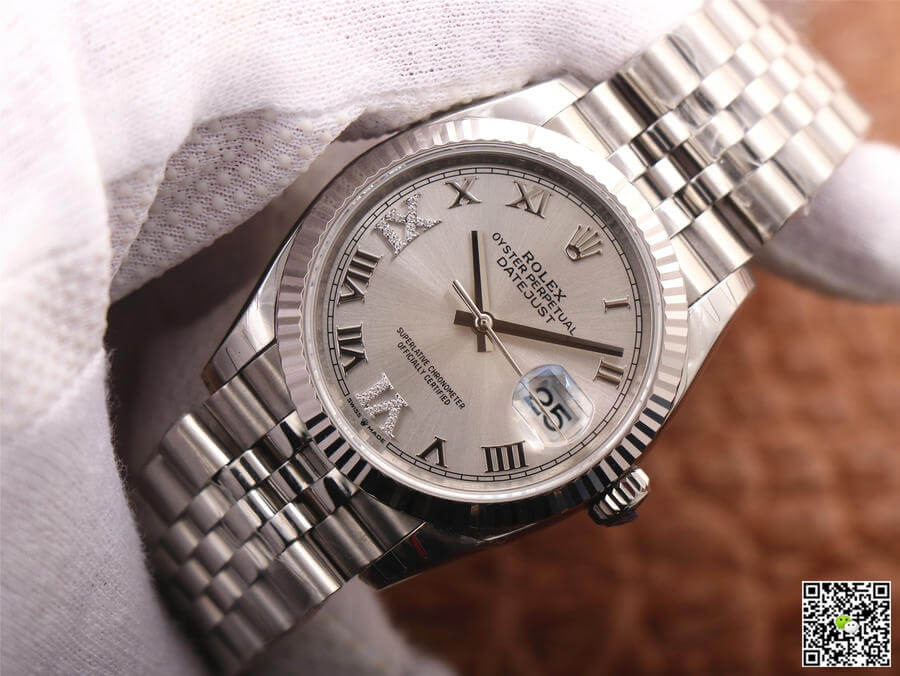 Replica R01ex Datejust M126234-0029 1:1 Best Edition EW Factory Silver Dial
