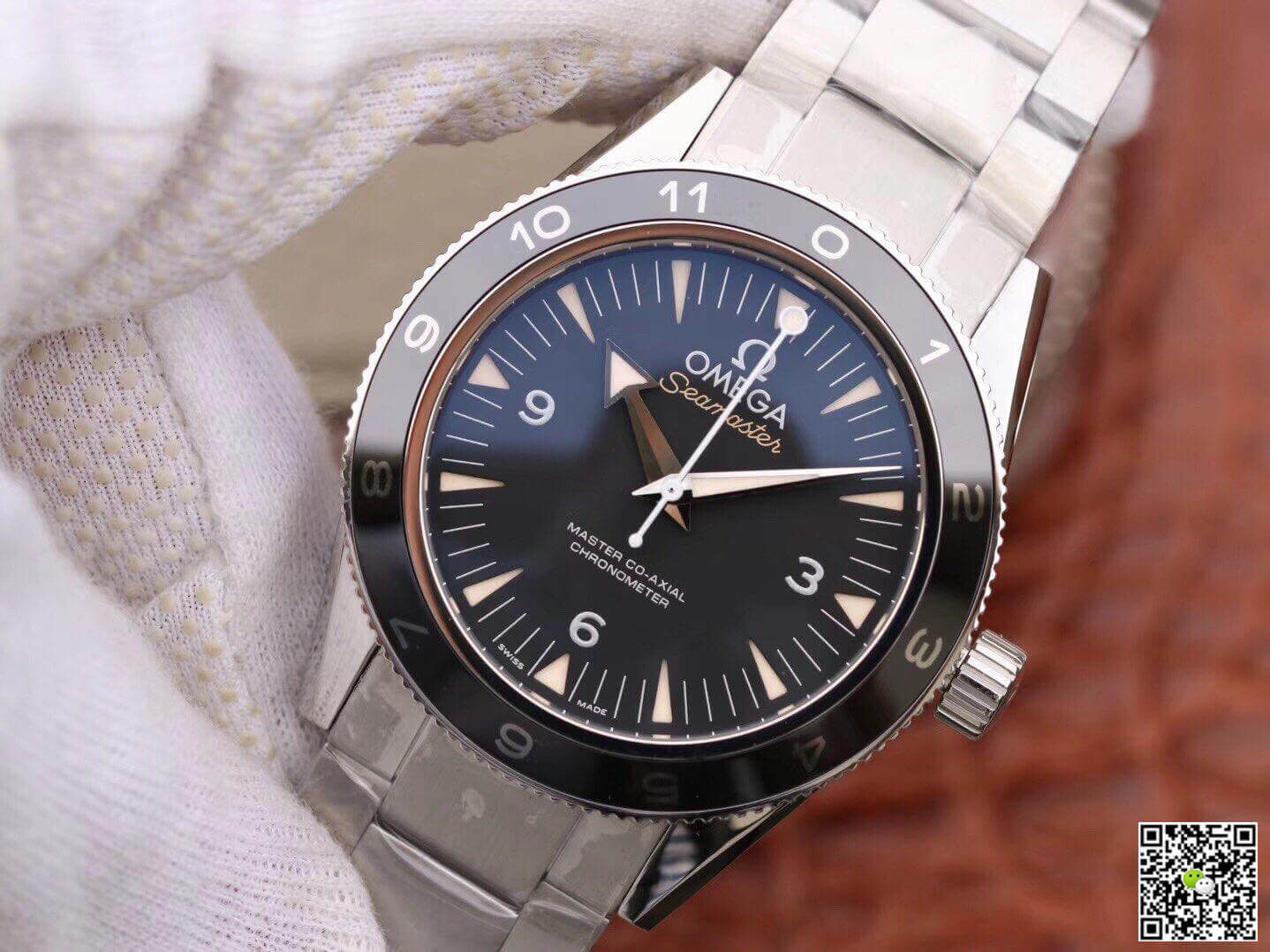 Replica 0me*ga Seamaster Planet Ocean 233.30.41.21.01.001 VS Factory 1:1 Best Edition Swiss ETA2824 Black Dial With S*perlume