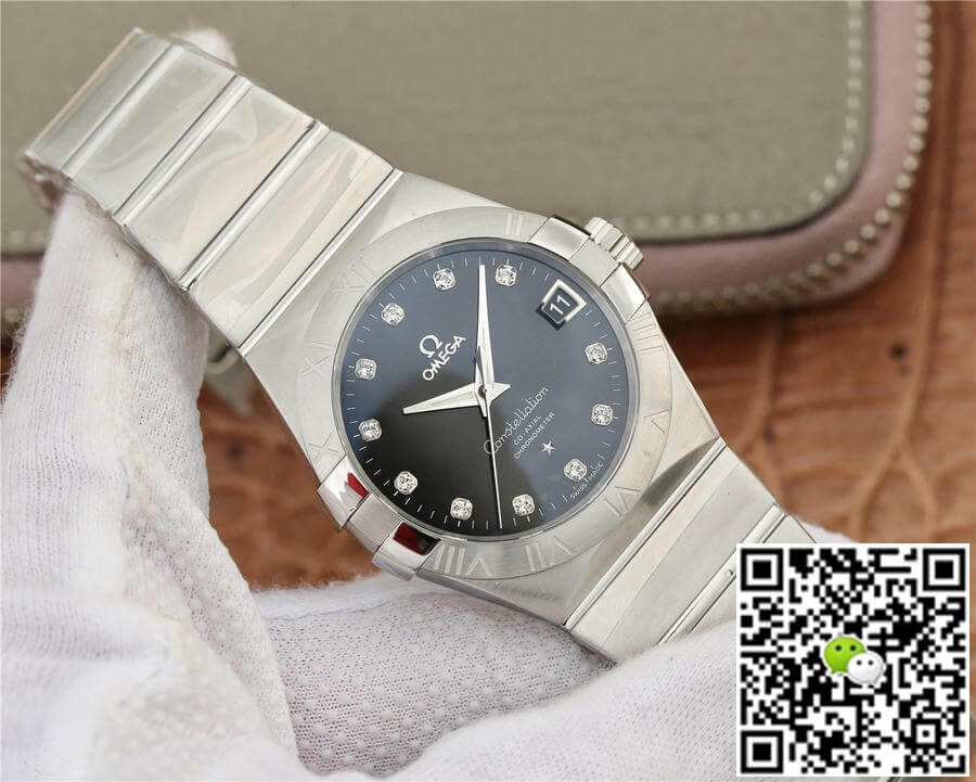 Replica 0me*ga Constellation 123.10.38.21.51.001 1:1 Best Edition VS Factory Black Dial