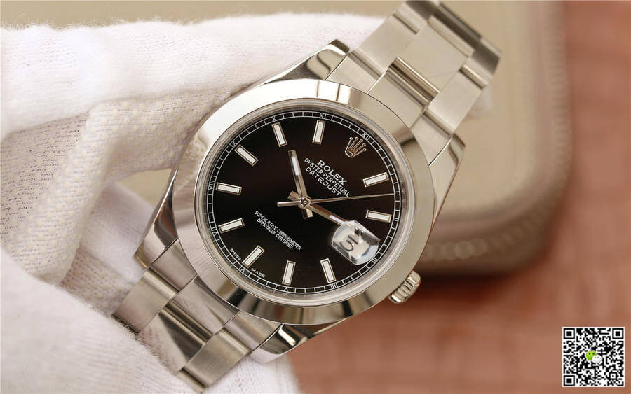 Replica R01ex Datejust M126300-0011 1:1 Best Edition EW Factory Black Dial