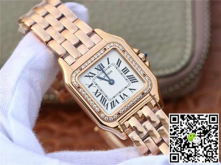 Replica Panthere De Ca*t1er WJPN0009 27MM 1:1 Best Edition 8848 Factory D1am0nd-set Bezel