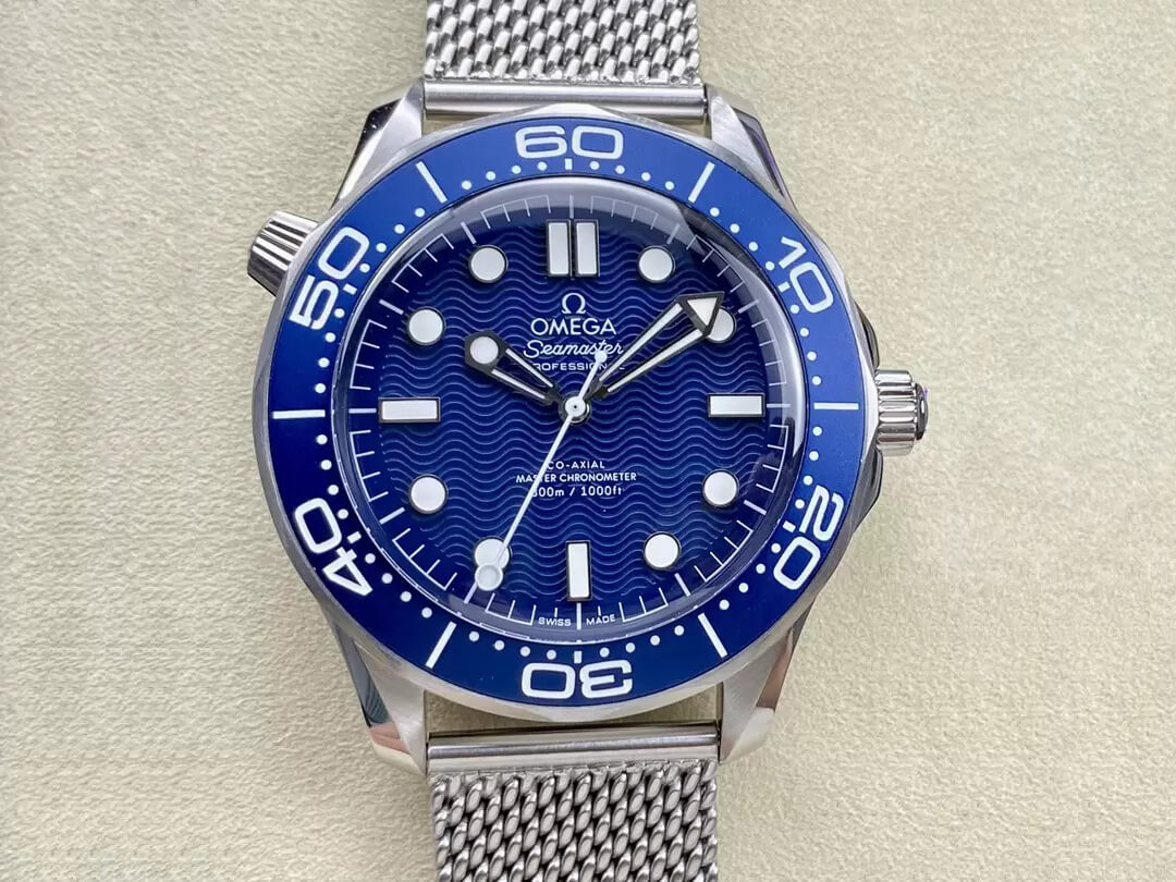 Replica 0me*ga Seamaster Diver 300M 210.30.42.20.03.002 1:1 Best Edition VS Factory Steel Strap