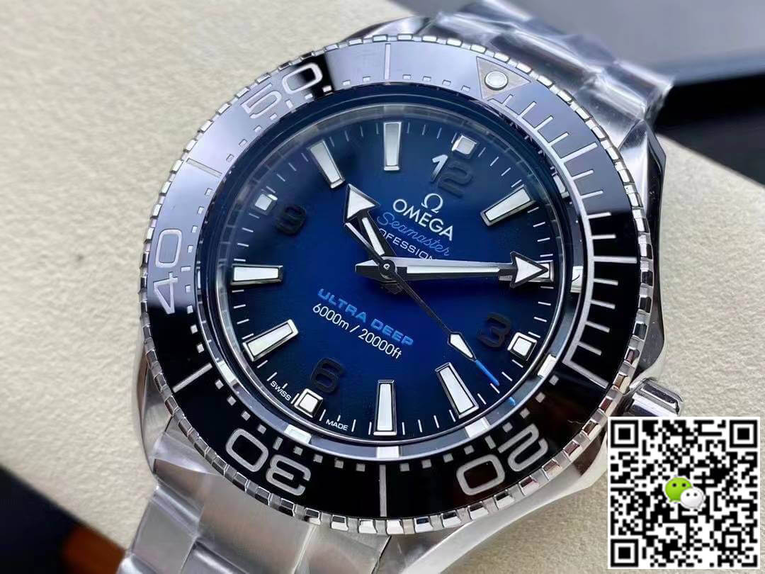 Replica 0me*ga Seamaster 215.30.46.21.03.001 1:1 Best Edition VS Factory Blue Dial