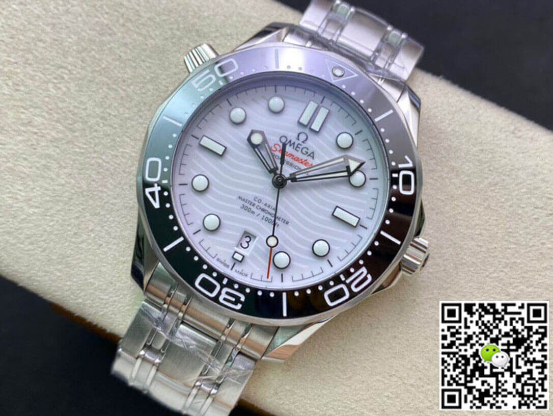 Replica 0me*ga Seamaster Diver 300M 210.30.42.20.04.001 1:1 Best Edition OR Factory White Dial