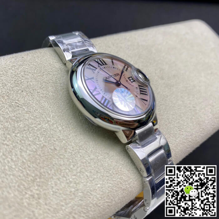 Replica Ballon Bleu De Ca*t1er 33MM 1:1 Best Edition AF Factory Mother-of-pearl Dial