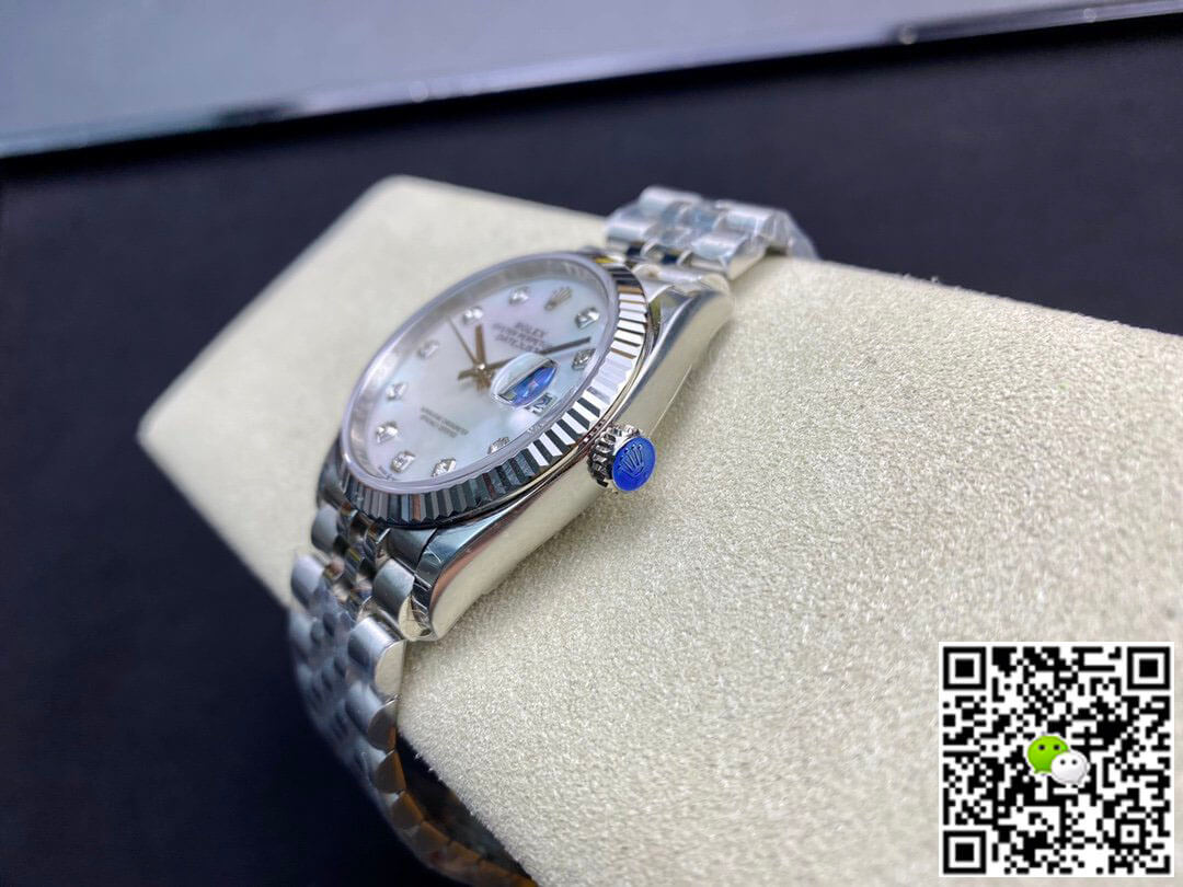 Replica R01ex Datejust 178384-NG-63160 31MM 1:1 Best Edition EW Factory Silvery White Dial