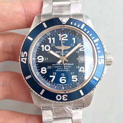 Breitling Replica S*perocean II A17392D7/BD68 GF Factory 1:1 Best Edition Swiss ETA2824 Blue Dial