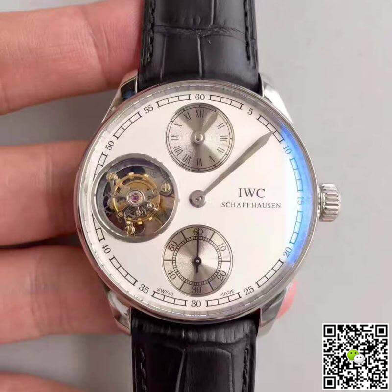 IWC Replica Portuguese IW544601 YL Factory 1:1 Best Edition Swiss Tourbillon White Dial