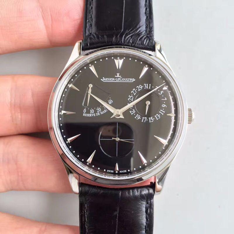 Replica Jaeger-LeCoultre Master Ultra Thin 1378480 ZF Factory Men Watches 1:1 Best Edition Swiss ETA938 Black Dial
