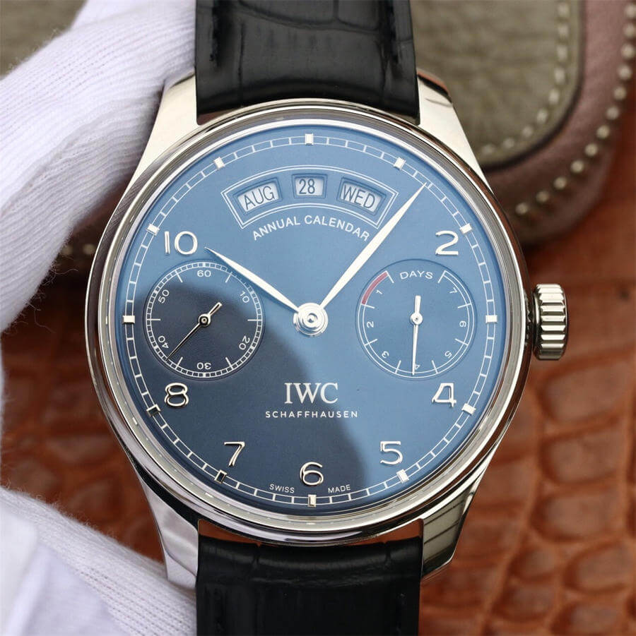 Replica IWC Portugieser IW503502 1:1 Best Edition ZF Factory Blue Dial