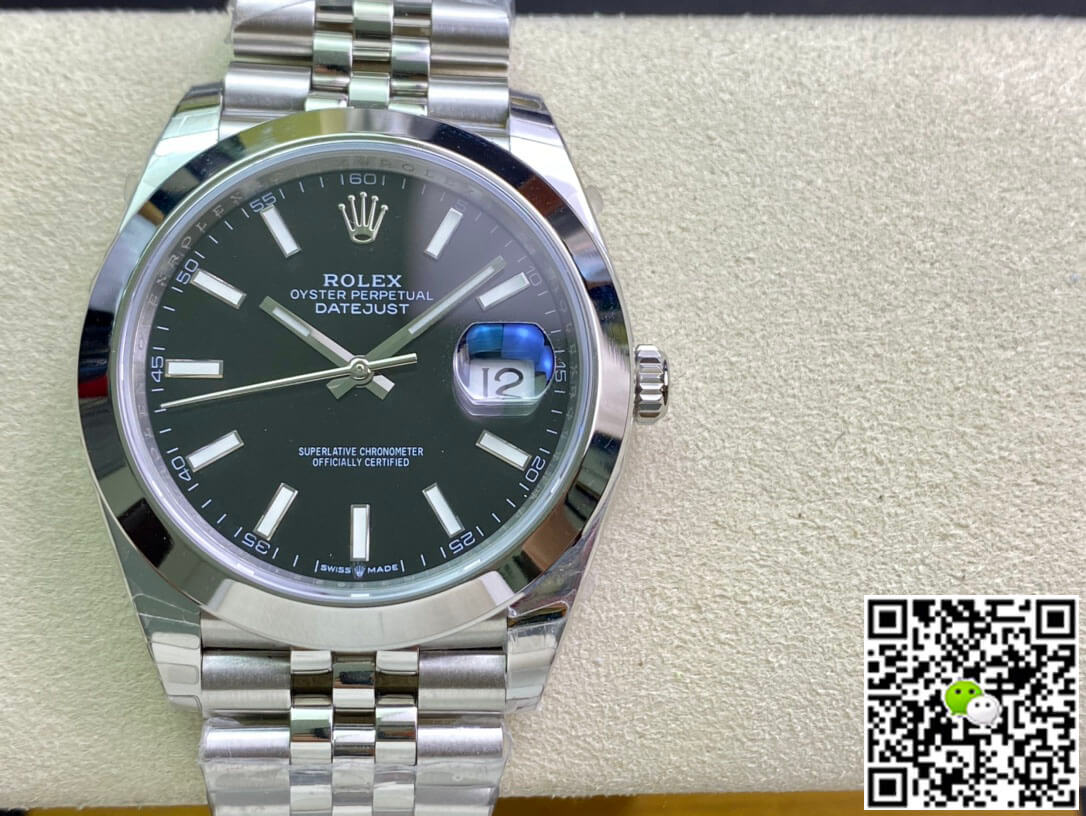 Replica R01ex Datejust M126300-0012 1:1 Best Edition EW Factory Black Dial