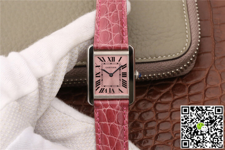 Ca*t1er Replica Tank W5200000 Ladies 1:1 Best Edition K11 Factory Pink Dial