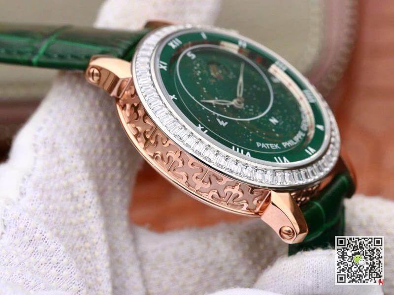 Replica Pat*k Phi1i*pe Grand Complications 5102PR TW factory 1:1 Best Edition Swiss ETA240 Green Color