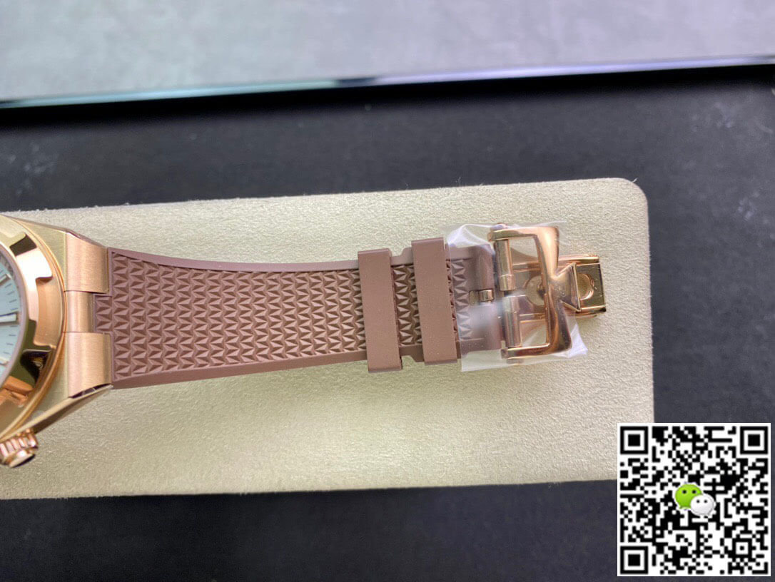 Replica Vacheron C0nstan1n Overseas 5500V 1:1 Best Edition 8F Factory Rubber Strap