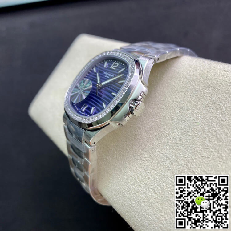 Pat*k Phi1i*pe Replica Nautilus Ladies 7018/1A-010 PF Factory 1:1 Best Edition Swiss ETA324SC
