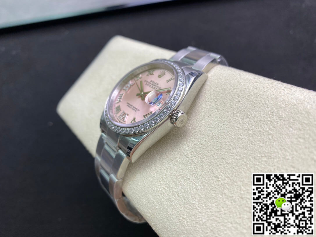 Replica R01ex Datejust M126284RBR-0024 1:1 Best Edition EW Factory Pink Dial