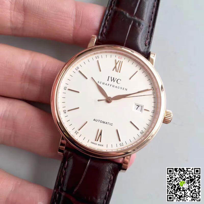 Replica IWC Portofino IW356504 MKS Facroty 1:1 Best Edition Swiss ETA2892 White Dial