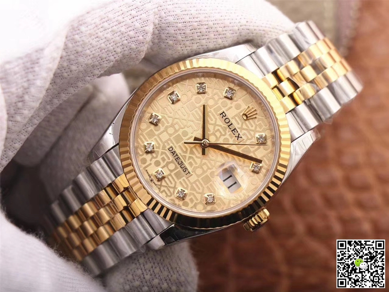 Replica R01ex Datejust M126233-0033 1:1 Best Edition Champagne Dial