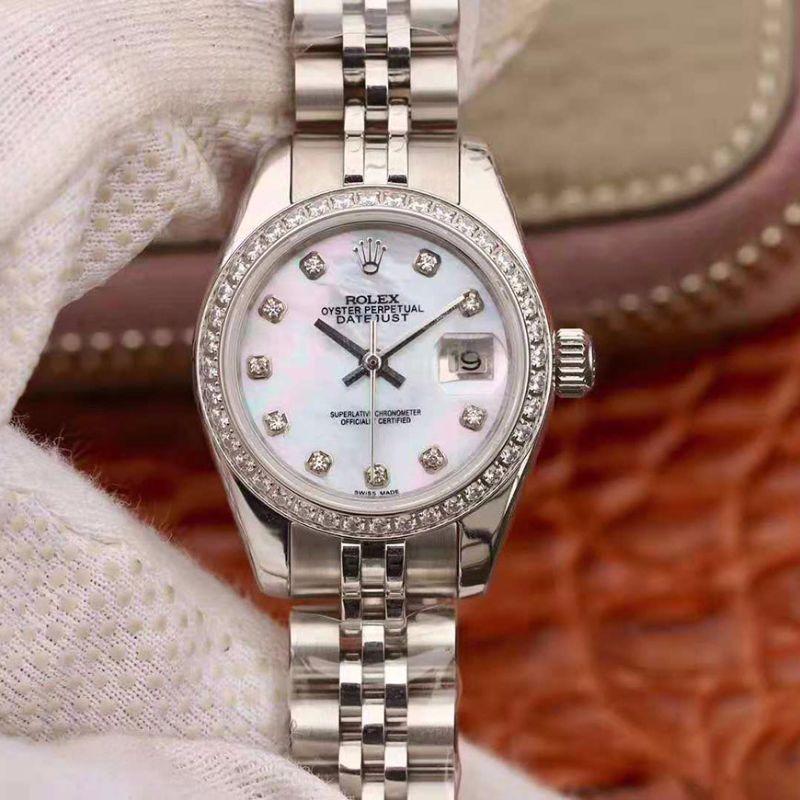 Replica R01ex Lady Datejust 28MM 1:1 Best Edition Swiss Original Imported NH05 Movement Enamel Dial