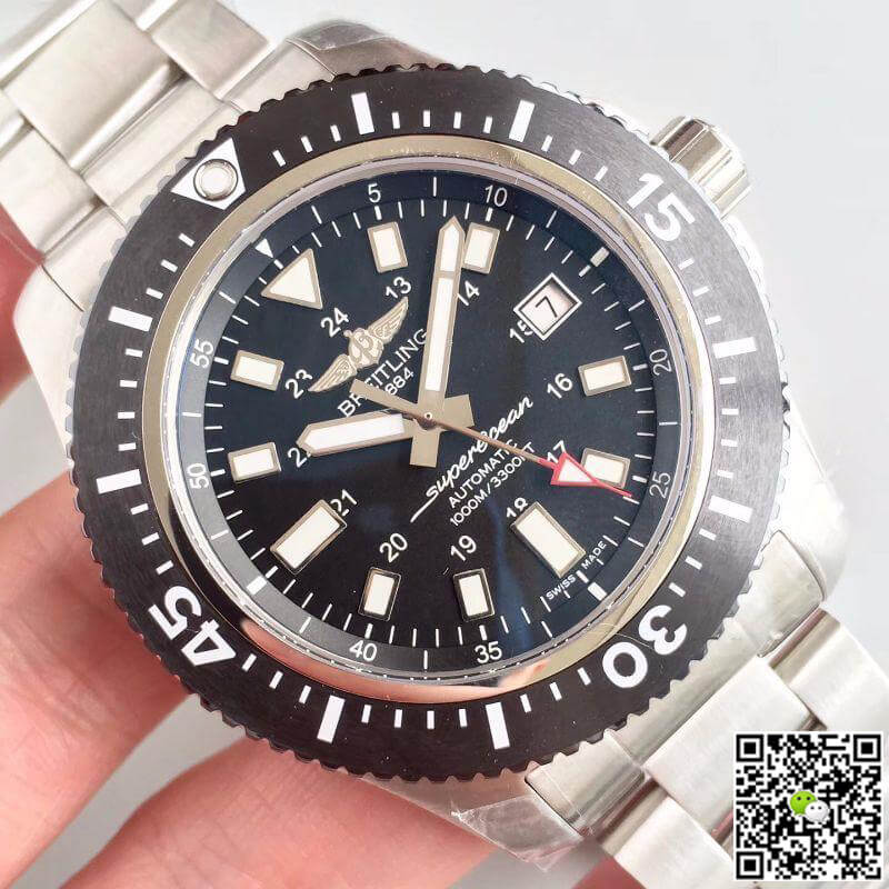 Breitling Replica S*perocean 44 1739310/BF45/162A GF Factory 1:1 Best Edition Swiss ETA2824 Black Dial