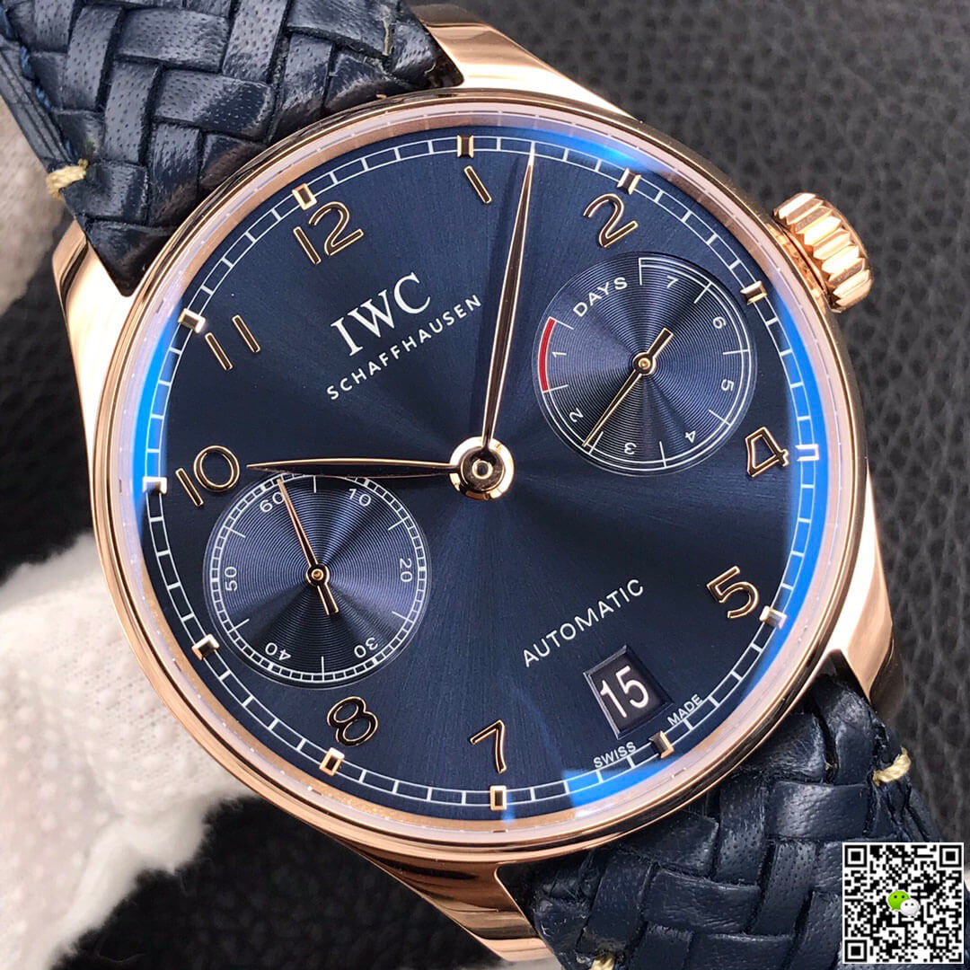 Replica IWC Portugieser IW500713 1:1 Best Edition ZF Factory Blue Dial