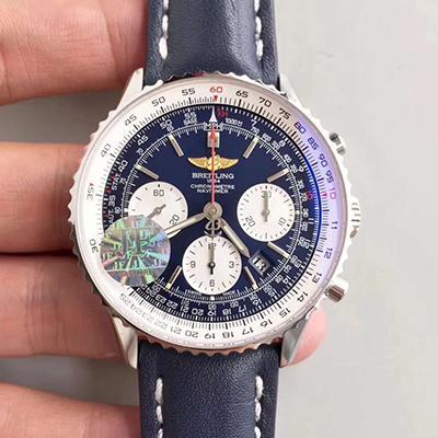 Replica Breitling Navitimer 01 AB012012/BB01/437X/A20BA.1 JF Factory 1:1 Best Edition Swiss ETA7750 Blue Dial