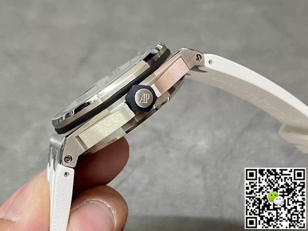 Replica Audemars P1g*et Royal Oak Offshore 15710ST.OO.A010CA.01 1:1 Best Edition APS Factory White Dial