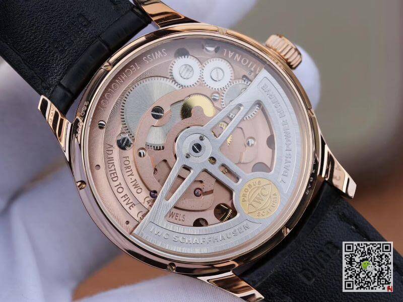 IWC Replica Portuguese IW504210 Tourbillon 18K Rosegold 1:1 Best Edition Swiss automatic complicated tourbillon movement