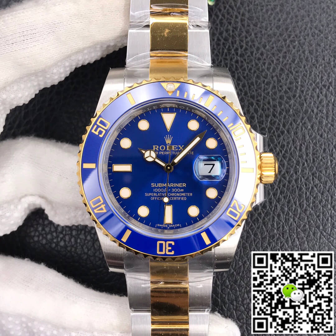 Replica R01ex Submariner 116613LB-97203 1:1 Best Edition VS Factory Blue Dial