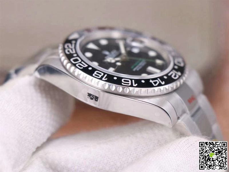 Replica R01ex GMT Master II 116710LN-78200 1:1 Best Edition Noob Factory V11 Black Dial Swiss ETA3186