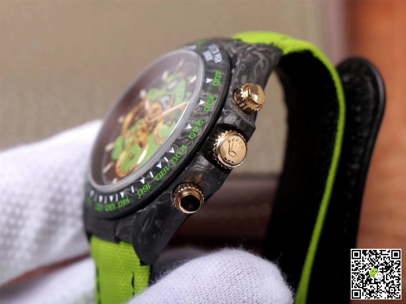 R01ex Daytona Replica Cosmos Green Exploded Dragon 1:1 Best Edition WWF Factory Swiss ETA7750