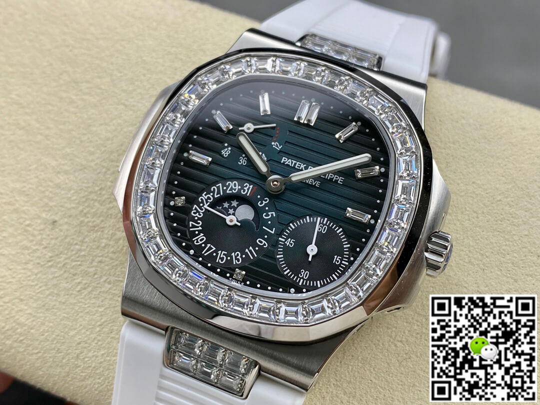 Replica Pat*k Phi1i*pe Nautilus 5712GR 1:1 Best Edition GR Factory Rubber Strap