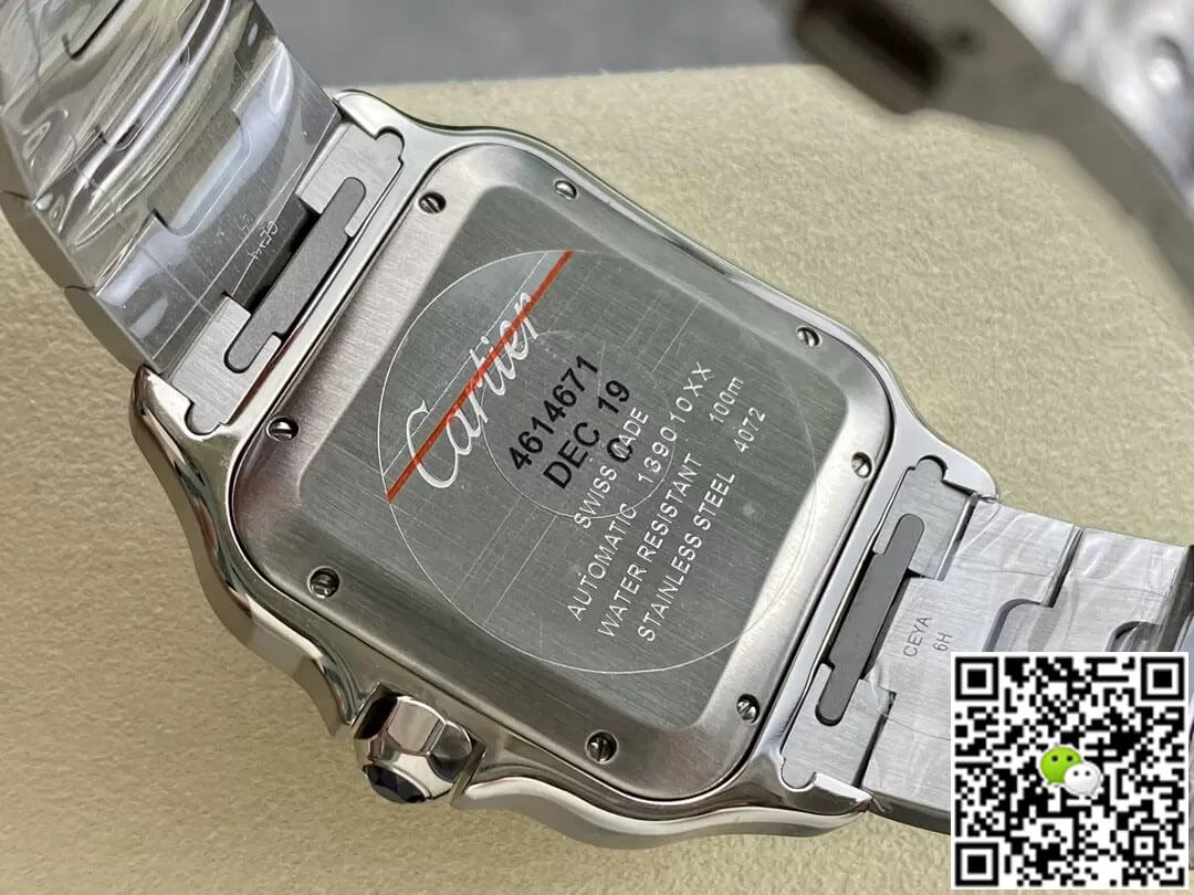 Replica Ca*t1er De Santos WSSA0062 1:1 Best Edition BV Factory Green Dial