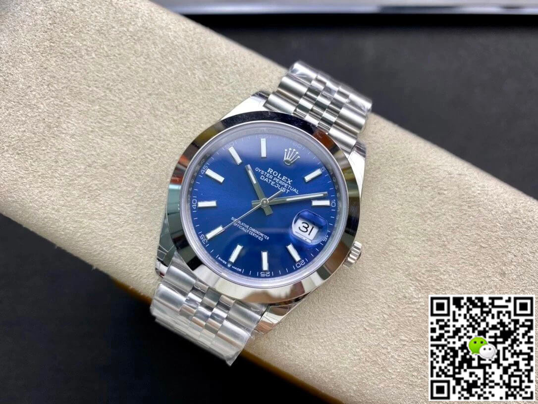 Replica R01ex Datejust M126300-0002 41MM 1:1 Best Edition VS Factory Blue Dial