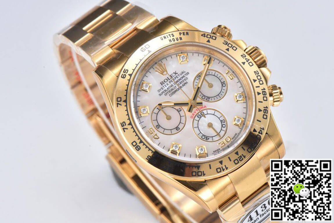 Replica R01ex Cosmograph Daytona M116508-0007 1:1 Best Edition Clean Factory Yellow Gold