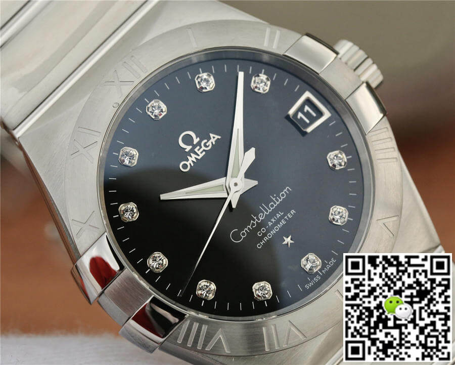 Replica 0me*ga Constellation 123.10.38.21.51.001 1:1 Best Edition VS Factory Black Dial