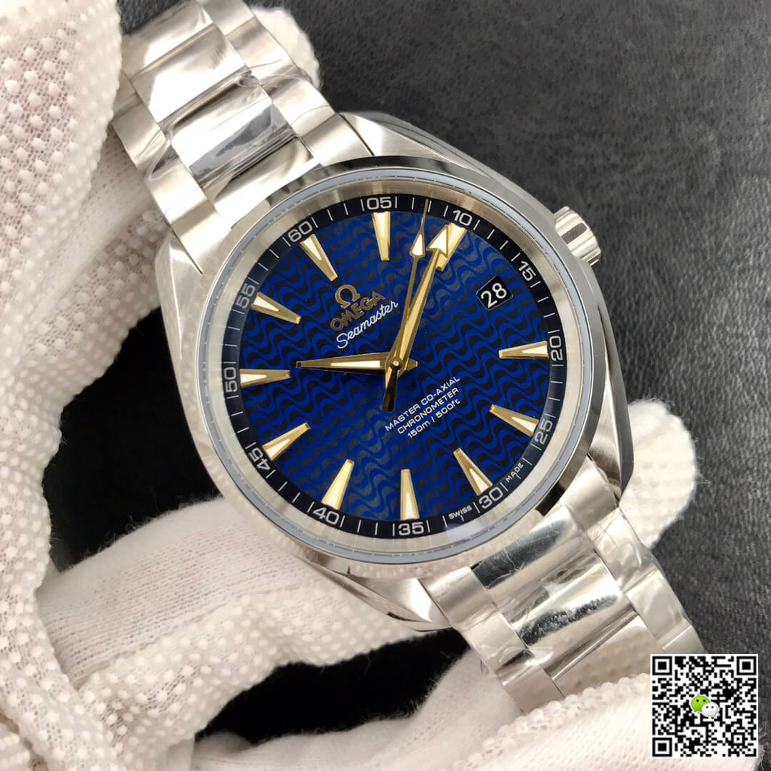 Replica 0me*ga Seamaster Aqua Terra 150M 1:1 Best Edition Rio Olympic Special Edition VS Factory Blue Dial